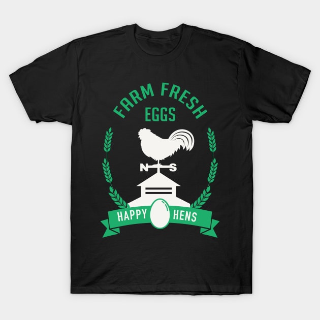 Farm Fresh Eggs T-Shirt by SWON Design